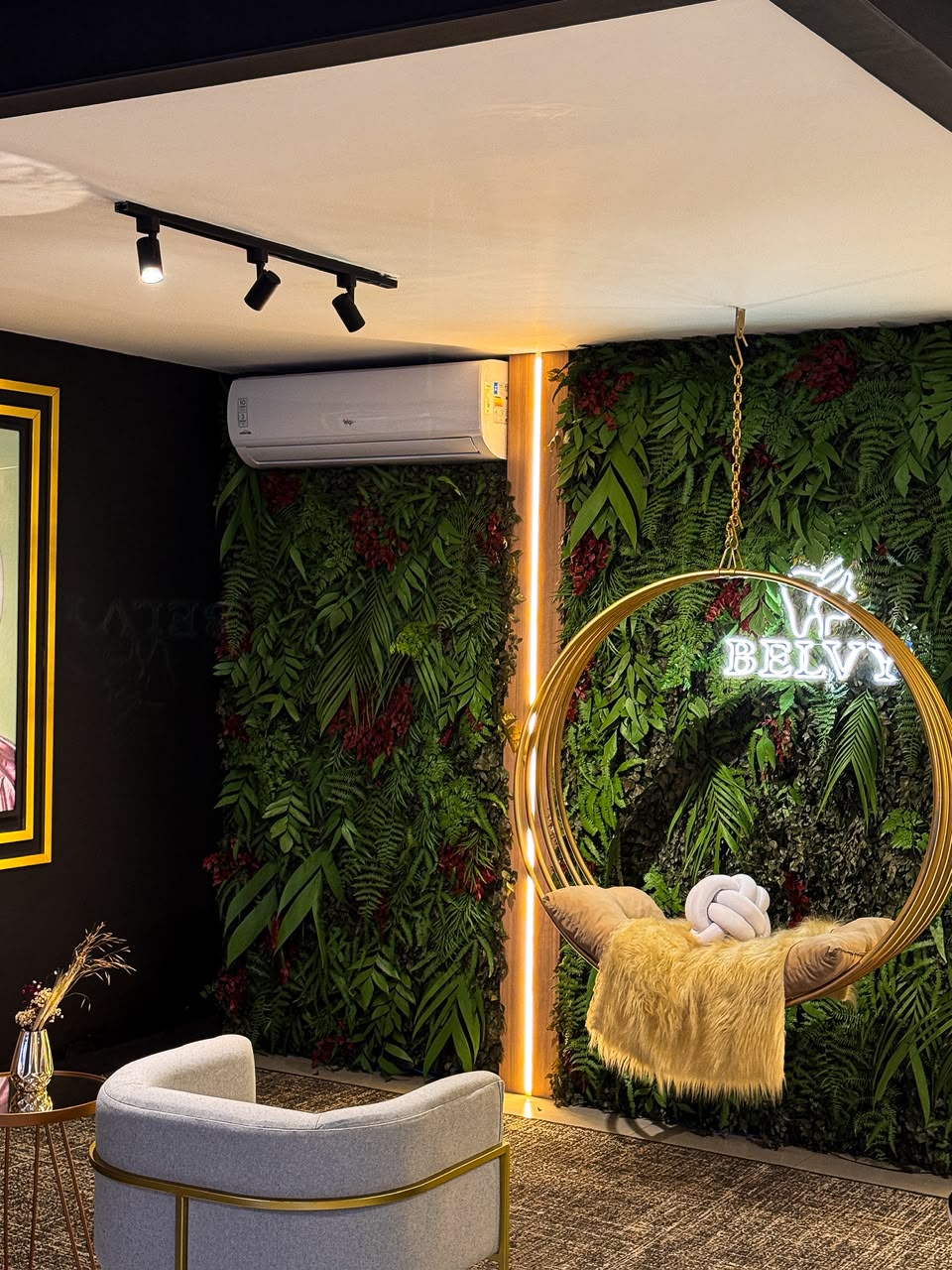 Espaço decorativo da Clínica Belvy